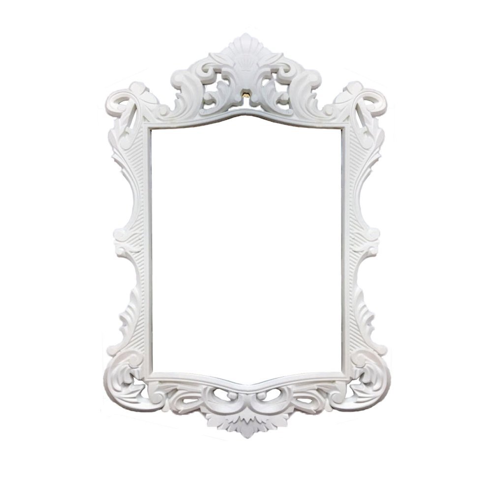 Зеркало, винтажное, прямоугольное,белое 58*42см - 615916 - скидки в DIAMANT, дешевле только даром