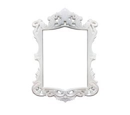 Зеркало, винтажное, прямоугольное,белое 58*42см - 615916