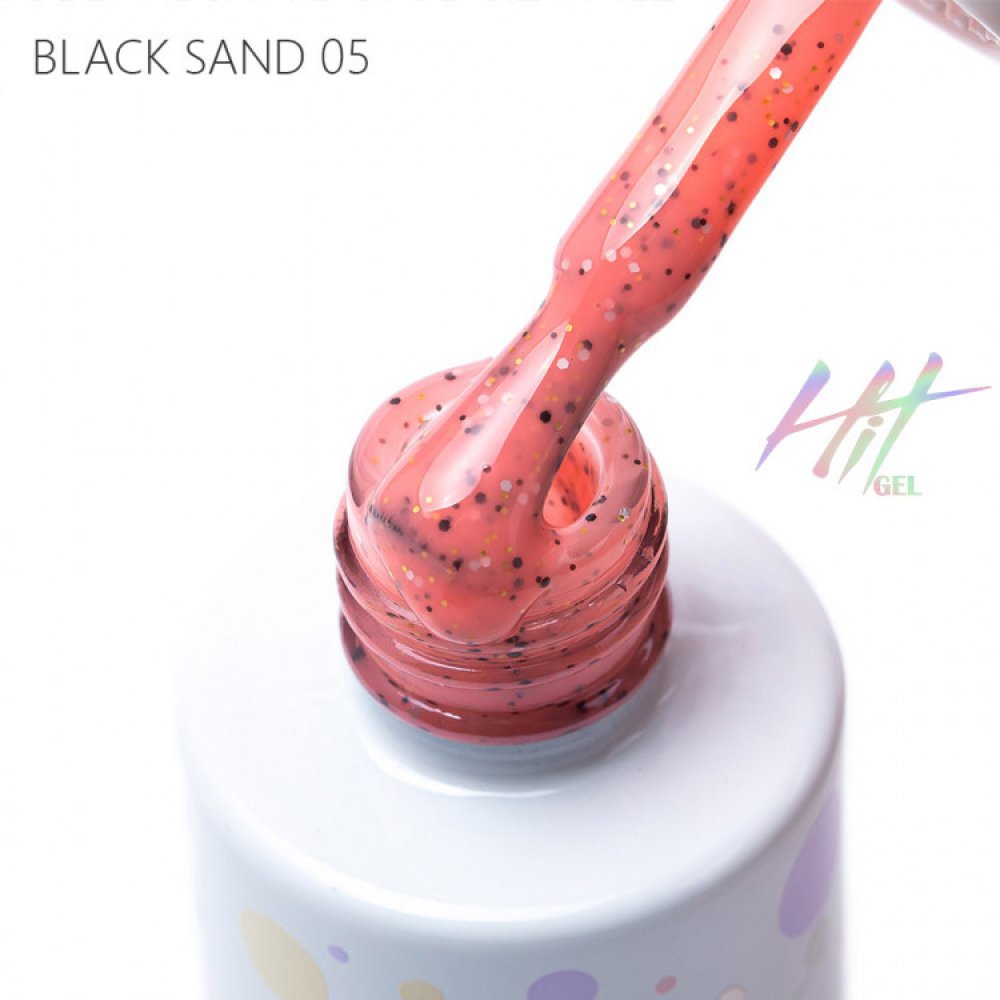 HIT gel, Гель-лак Black sand №05, 9мл - 710883 - скидки в DIAMANT, дешевле только даром
