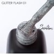 Serebro, Гель-лак светоотражающий Glitter flash №01,11мл - 523881 - скидки в DIAMANT, дешевле только даром