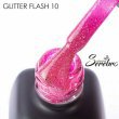 Serebro, Гель-лак светоотражающий Glitter flash №10,11мл - 708569 - скидки в DIAMANT, дешевле только даром