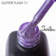 Serebro, Гель-лак светоотражающий Glitter flash №11,11мл - 708576 - скидки в DIAMANT, дешевле только даром