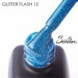 Serebro, Гель-лак светоотражающий Glitter flash №12,11мл - 708583 - скидки в DIAMANT, дешевле только даром