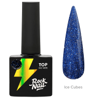 Rocknail, Топ,  светоотражающий Ice Cubes,10ml - 407946
