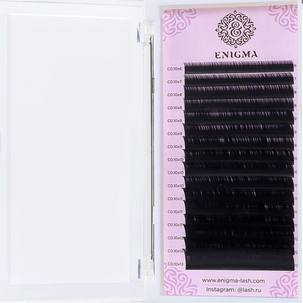 Черные ресницы Enigma микс 0,07 /М / 7-14мм 16 линий - 602169 - скидки в DIAMANT, дешевле только даром