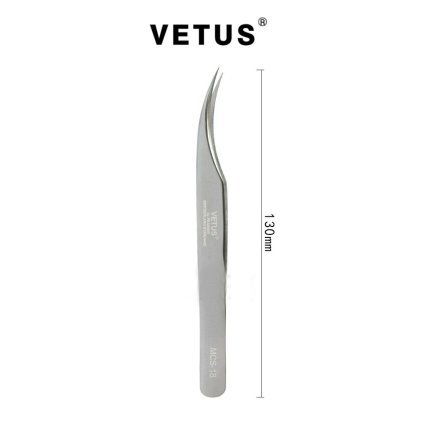 "Vetus", Пинцет изогнутый, MCS-18 black, luxe - 604743