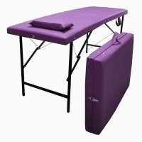 Кушетка, массажный стол LX5, фиолетовая - 604408