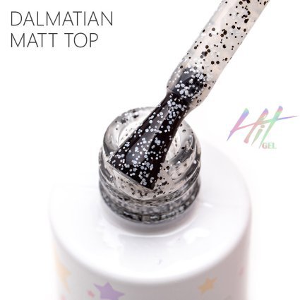 Hit gel, Топ без липкого слоя "Dalmatian matt" для гель-лака, 11мл - 711507