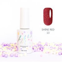 Hit gel, Гель-лак Shine Red, 9мл,№13 - 521382
