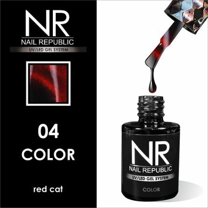 Nail Republic, Гель-лак, CAT, №04 Red,10мл - 995052