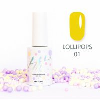 Hit gel, Гель-лак  Lollipops,9мл,№01 - 529012