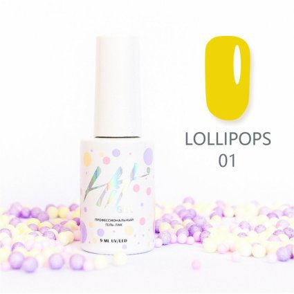 Hit gel, Гель-лак  Lollipops,9мл,№01 - 529012