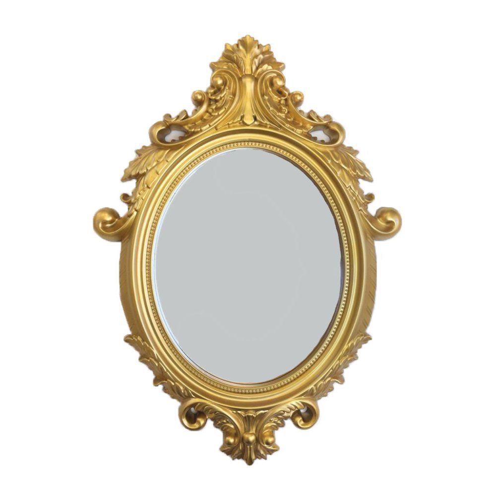Зеркало, винтажное, овальное, золото 54*49cm - 615800 - скидки в DIAMANT, дешевле только даром