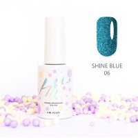 Hit gel, Гель-лак Shine Blue, 9мл,№06 - 521214