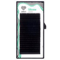 Lovely, "Silicone" черные ресницы, 20 линий, MIX изгиб С+ (С+ 0,07 08мм) - 650193