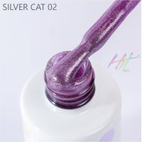 Hit gel, Гель-лак Silver cat, 9мл,№02 - 521818
