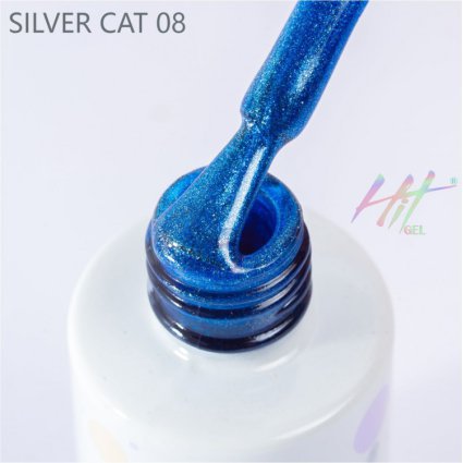 Hit gel, Гель-лак Silver cat, 9мл,№08 - 522952