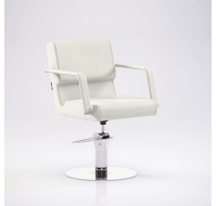 Парикмахерское кресло Belluna, Weisse,экокожа, белый - 227145