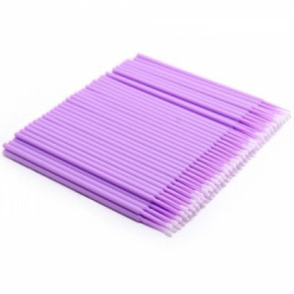 Микробраши фиолетовые в пакете 100шт-612229