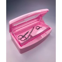 Емкость для дезинфекции пластмассовая,розовая - 636713