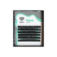 Lovely,"Silicone"  ресницы черные, 6 линий, MINI MIX (D 0,10 8-11мм) 841604