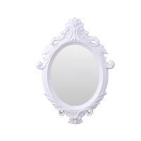 Зеркало, винтажное, овальное, белое 54*49cm - 615817