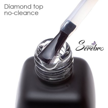 Serebro, Топ без липкого слоя "Diamond top" для гель-лака,№02, 11мл - 521788