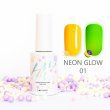 Hit gel, Гель-лак Neon glow, 9мл, №01 - 700822 - скидки в DIAMANT, дешевле только даром