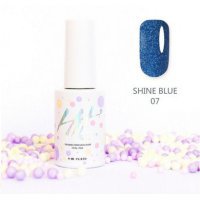 Hit gel, Гель-лак Shine Blue, 9мл,№07 - 521245