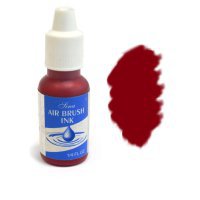 Sina Airbrush Paint - Краска №018 (Bright Red) к аэрографу на воде 7мл