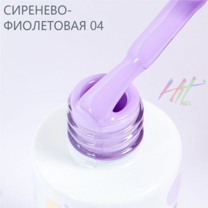 Hit gel, Гель-лак Lilac,9мл,№04 - 520958