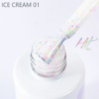 HIT gel, Гель-лак Ice cream №01, 9мл - 528800