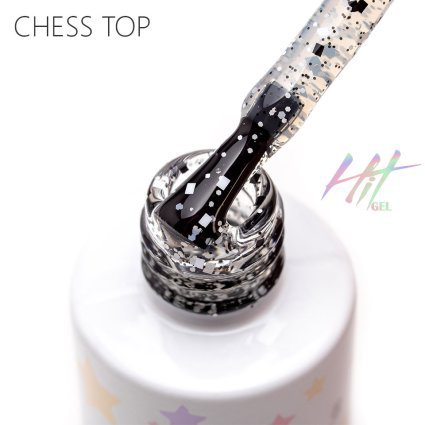 Hit gel, Топ без липкого слоя "Chess" для гель-лака, 11мл - 711491