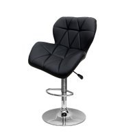 Барный стул, Europa, экокожа, 112см,цвет Черный - 633200