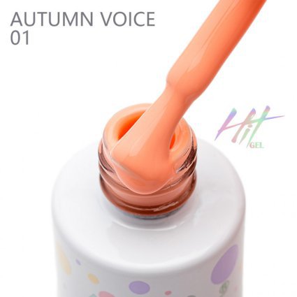 Hit gel, Гель-лак "Autumn voice" №01, 9мл - 715550