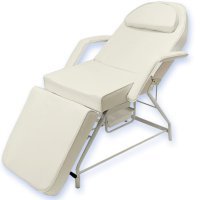 Педикюрно косметологическое кресло, Edmonton,D-100, механ, монолит, бежевая - 600851