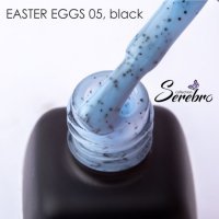 Serebro, Гель-лак Easter eggs, №05, black,11мл - 523645