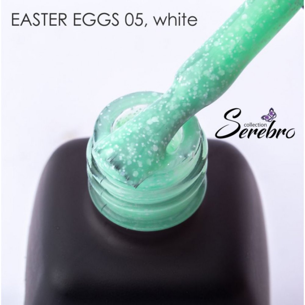 Serebro, Гель-лак Easter eggs, №05, white,11мл - 700723 - скидки в DIAMANT, дешевле только даром