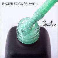 Serebro, Гель-лак Easter eggs, №05, white,11мл - 700723