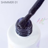Hit gel, Гель-лак Shimmer, 9мл,№01 - 701065