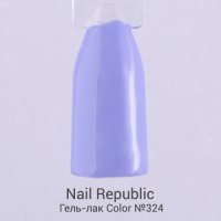 Nail Republic, Гель-лак №324 Синяя сталь (10мл) - 441113