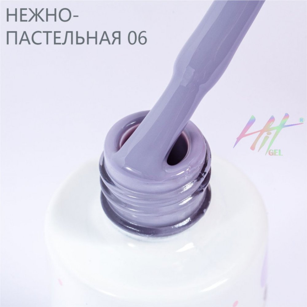 Hit gel, Гель-лак Pastel, 9мл, №06 - 521207 - скидки в DIAMANT, дешевле только даром
