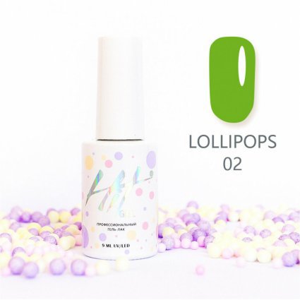 Hit gel, Гель-лак  Lollipops,9мл,№02 - 529029