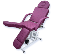 Педикюрно косметологическое кресло, Verona,D-105 с одним мотором, ноги раздвиж, фиолетовое - 632012