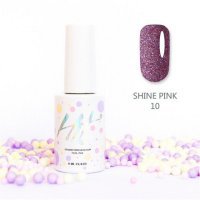 Hit gel, Гель-лак Shine Pink, 9мл,№10 - 521337