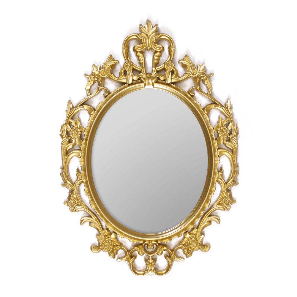 Зеркало, винтажное, овальное, золото 53*37cm - 615886 - скидки в DIAMANT, дешевле только даром