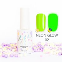 Hit gel, Гель-лак Neon glow, 9мл, №02 - 700839
