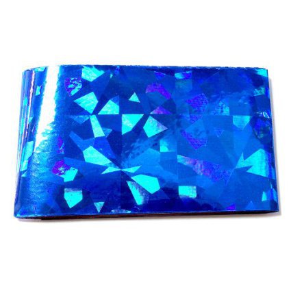 Foil Nails big - Фольга Ромб-синие кристалы №4S-38 032504