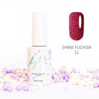 Hit gel, Гель-лак Shine Fuchsia, 9мл,№11 - 521351