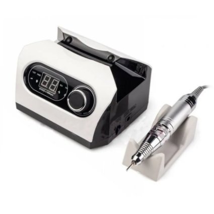 Nail Drill, машинка для маникюра и педикюра, ZS-717, белая, 65W, 45000обр - 630025